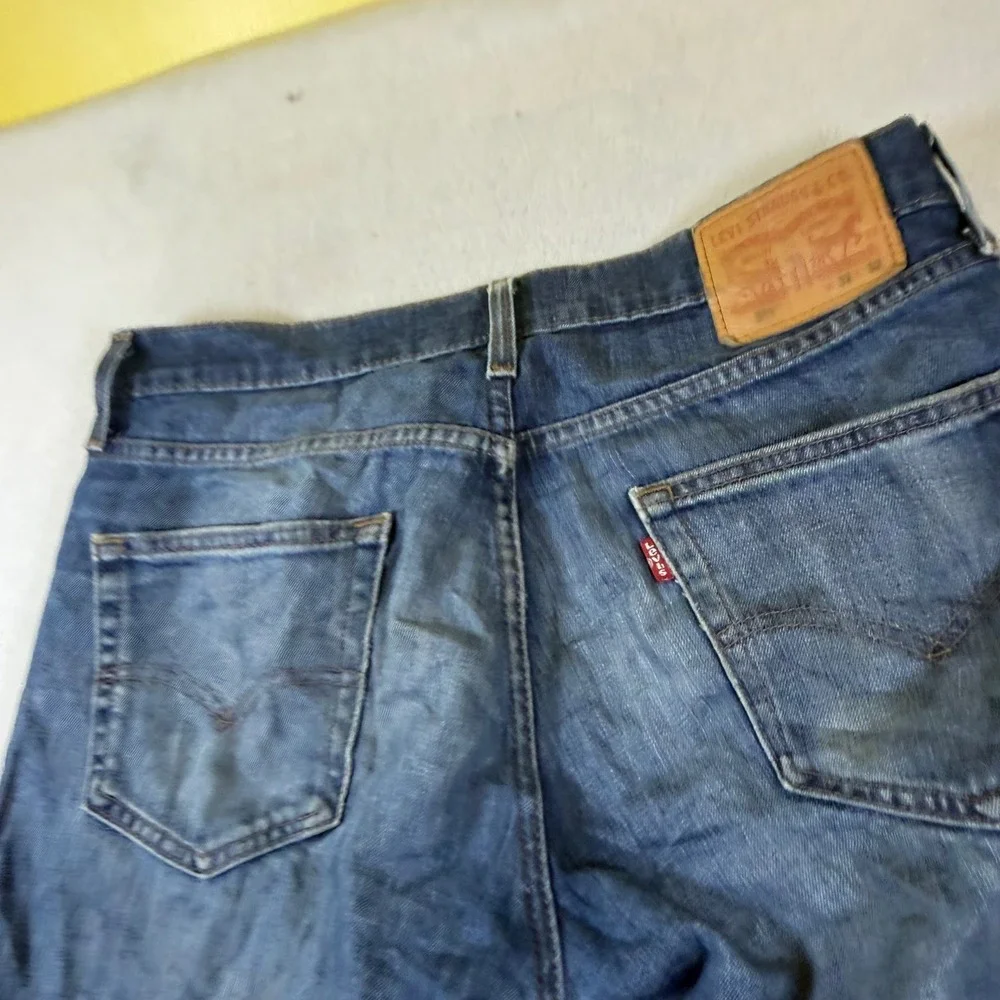 Levis 511 Slim Fit Jeans Mens Medium Wash Blue Denim Pants 32x32 7805